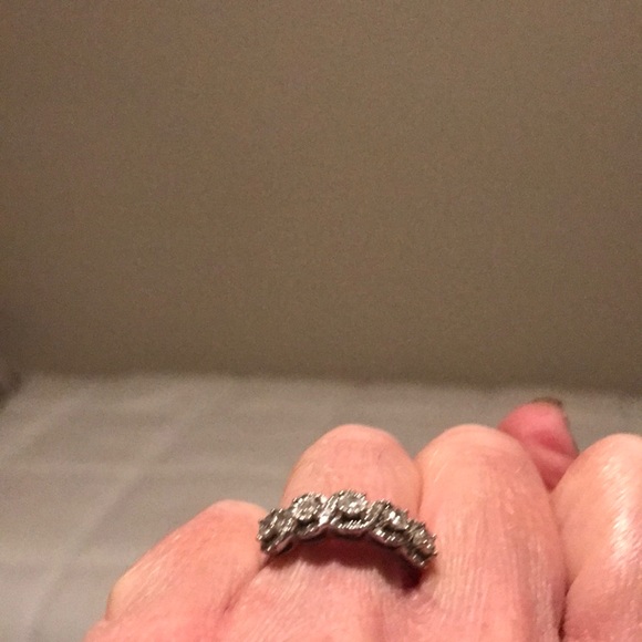 Sterling silver wedding band